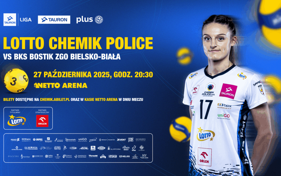 Bilety na mecz Lotto Chemik Police 27 października 2025 r.