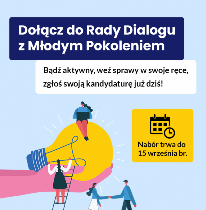 Nabór do Rady Dialogu z Młodym Pokoleniem